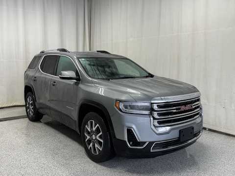 2023 GMC Acadia AWD SLT in Gray for sale at Park Mazda in Sherwood Park, AB