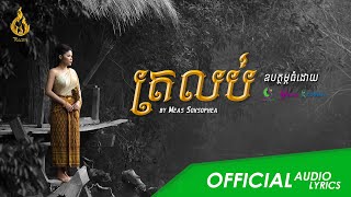 (Audio Lyrics) បទ ត្រលប់ Trolob- មាស សុខសោភា | RETURN By Meas Soksophea | REAM Production