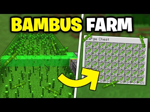 Minecraft Automatic Bamboo Farm Building Tutorial - Building a Bamboo Farm in Minecraft 1.21