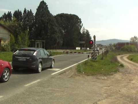 Chusura del P.L della strada regionale Cassia e regionale 6878