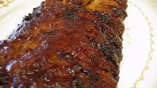 Betty's Barbecued Baby Back Ribs   ◆   Full 4th of July Dinner Shown!