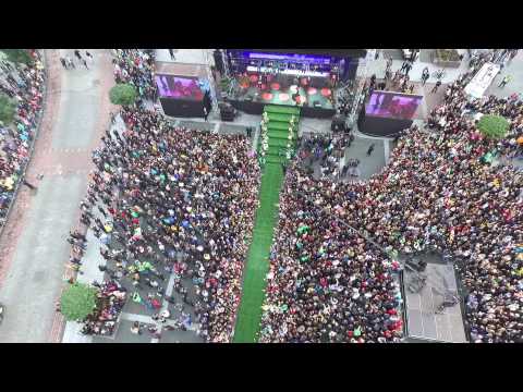 2015 Eurobasket Vice Champions in Vilnius City Hall. Silver medal winners welcoming