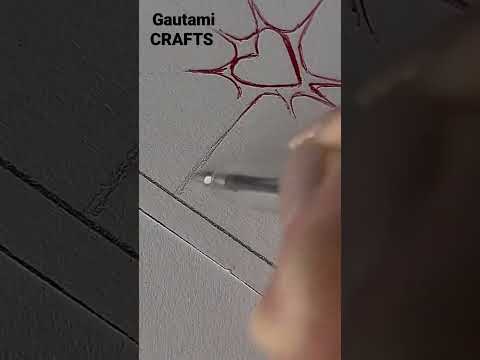 Aesthetic Heart Web Drawing! ❤️