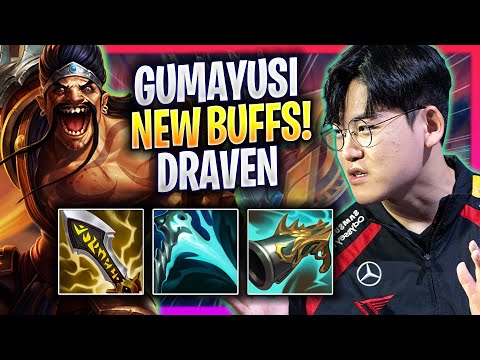 GUMAYUSI TRIES DRAVEN WITH NEW BUFFS! - T1 Gumayusi Plays Draven ADC vs Senna! | Season 2024
