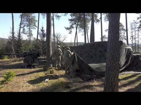 173rd Airborne Brigade conduct Table XII M777 Howitzer Exercise