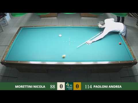 Morettini Nicola ► Paoloni Andrea - 21/11/2019 ○ Accademia del Biliardo Terni