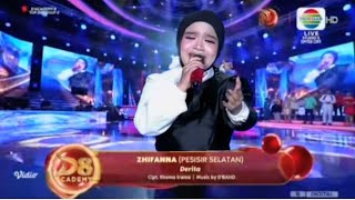 Download lagu Zhifanna DA8 (Pesisir Selatan) | Suffering / D'Academy 8 Audition Concert mp3