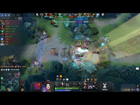 Dota 2 Epicenter IG.XXS echo slam 4 heroes vs VirtusPro.