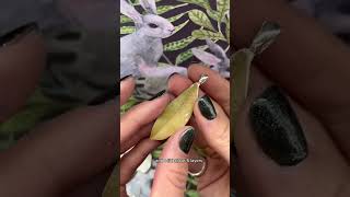 Making a solid silver leaf pendant using silver clay