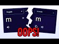 This 1 Letter BREAKS Google Translate