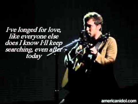 Phillip Phillips-"We've got tonight "-lyrics-Studio recording