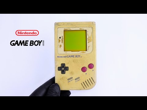 Restoring this Junk yellowed Original Gameboy | Vintage Console Restoration & Repair - ASMR