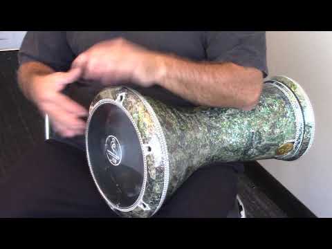 17.5'' New Generation Mother of Pearl Darbuka - Amazing Drum!