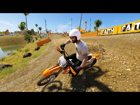 The Crew 2 - KTM 450 EXC Los Angeles Motocross Racing Gameplay 4K 60FPS ULTRA HD