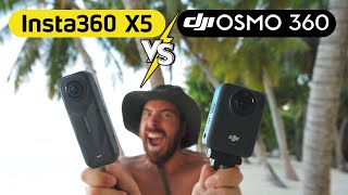 COMPARATIVA insta360 X5 vs OSMO 360