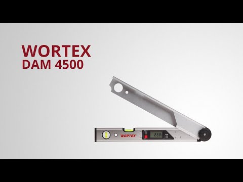 фото угломер электронный wortex (вортекс) dam 4500, 0,1гр, 450 мм, противоударный, водостойкий 0