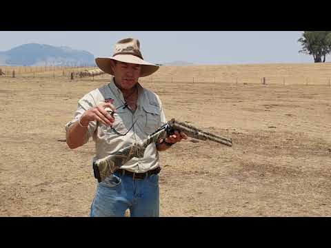 Akkar Triple-barrelled shotgun - rapid test fire