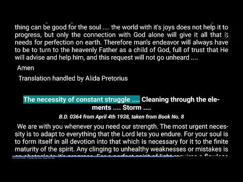 BD0364 The necessity of constant struggle... Cleaning through the elements.. Storm... (Apr 4, 1938)