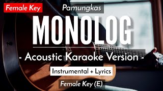 Download lagu Monolog (Karaoke Akustik) - Pamungkas (Female Key | HQ Audio) mp3