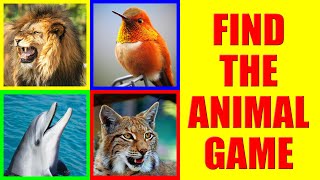 Find the Animal Sound Challenge | Game for Kids, Preschoolers and Kindergarten