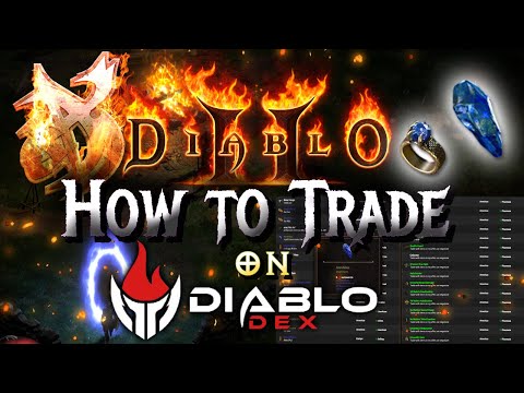 How to Trade on Diablo Dex - The Future of Diablo Trading - Diablo 2 Resurrected