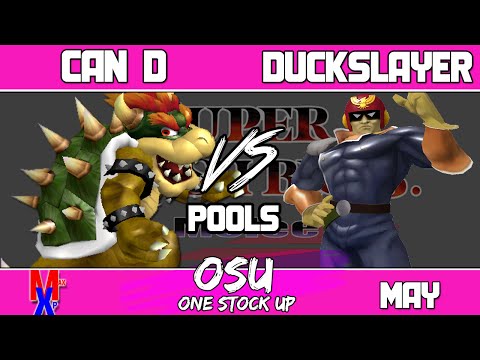 OSU 5/15 - Can D (Bowser) vs Duckslayer (Falcon) - Melee - Pools