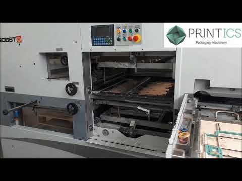 VIDEO PRINTICS U33030218 BOBST SPERIA 106 E DIE CUTTING MACHINE