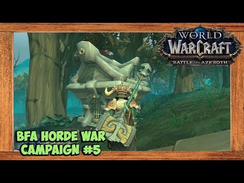 World of Warcraft Battle For Azeroth Full Horde War Campaign Part 5 - The Marshal's Grave
