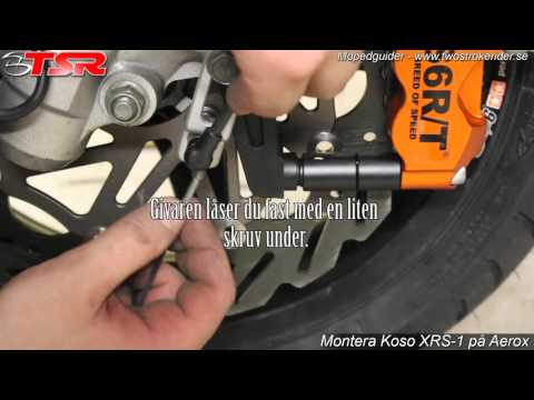 Rexxy visar hur man monterar en KOSO XR-S 01 Multimätare på en Yamaha Aerox