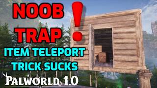 Palworld: The Item Teleport Trick is a NOOB TRAP!