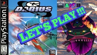 * G Darius *  PS1 - Hori Arcade Stick - LET'S PLAY