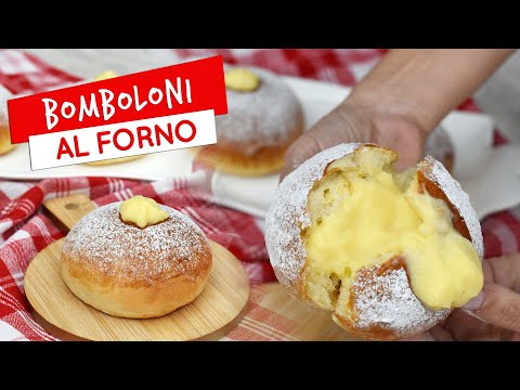 Bomboloni al forno ripieni di crema: ricetta dei krapfen al forno sofficissimi