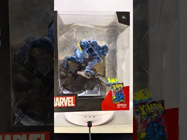 Vídeo relacionado con McFarlane Marvel Beast - Juguetes coleccionables a Escala 1:10 con Escena (X-Men #1)