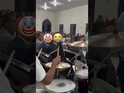 É raro mas acontece sempre! 🤡 #drummer #drumscam #drums #drumcamgospel #drumcover #baterista