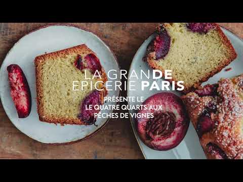 La recette : La quatre quarts aux pêches de vigne
