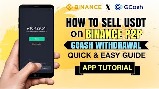 How to SELL USDT on Binance P2P | Gcash Withdrawal | Easy Guide | Tutorial