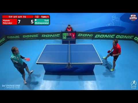 23:00 Mykola Halynskyi 1-3 Yurii Shchepanskyi West 5 WIN CUP 12.12.2022 | TABLE TENNIS WINCUP