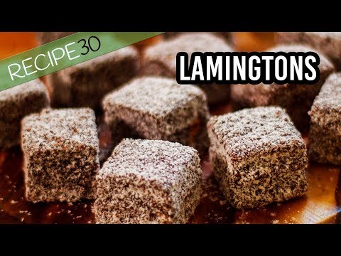 How to make Australian Chocolate Lamingtons