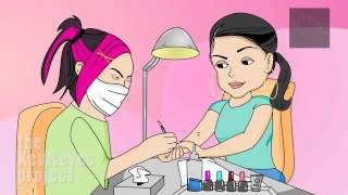 Anjelah Johnson &quot;Nail Salon&quot; Animated Cartoon