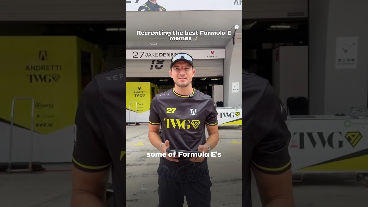 Drivers recreate the best Formula E memes 😂