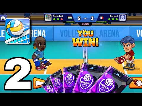 New Volleyball Arena Gameplay Walkthrough Part 2 (iOS/Android)