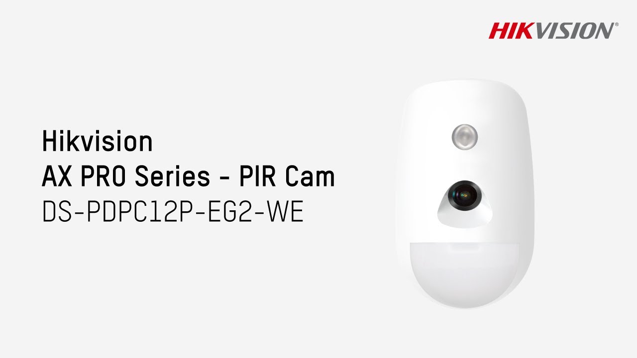 Hikvision AX PRO Wireless PIRCAM Detector - Overview & Setup