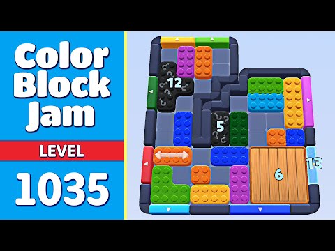 Color Block Jam Level 1035 (1036) | Every Puzzle Solved! 🎯