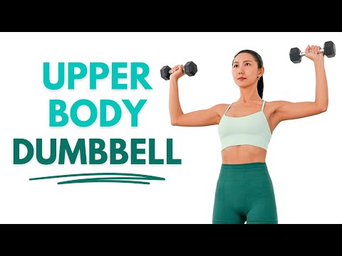 20 MIN Toned Upper Body Dumbbell Workout🔥 Arms, Back, ABS | Standing Only, No Repeat