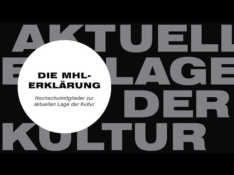 Die MHL-Erklärung zur Lage der Kultur