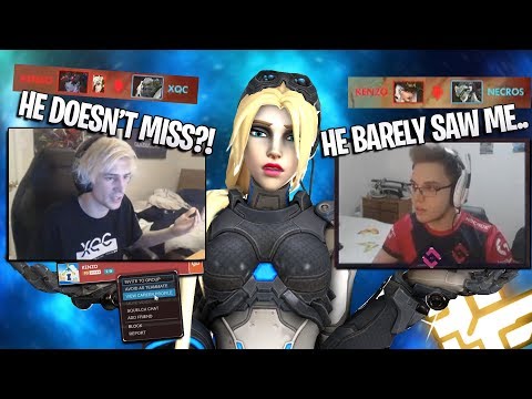 Twitch Streamers reaction to me killing them with Widowmaker/Hanzo - Overwatch