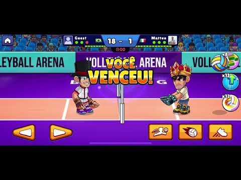 INVICTO com a MELHOR estratégia no Volleyball Arena! | UNDEFEATED BEST strategy in Volleyball Arena!