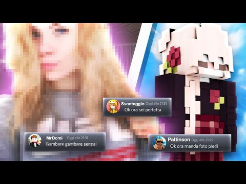 I pretend to be a GIRL on Minecraft