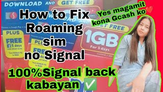 How to Fix Roaming Number Signal Abroad|Ofw Roaming Sim Fix Signal |#Roamingsimcard #fixsignalsim