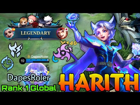 Solo Legendary Harith Deadly Jungler - Top 1 Global Harith by DapesRoler - Mobile Legends